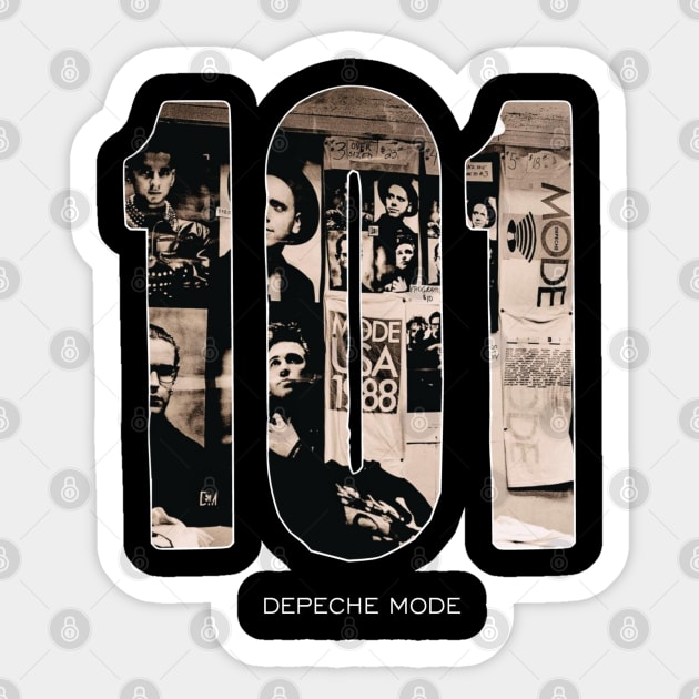 depeche m. vintage Sticker by BandarTogel05